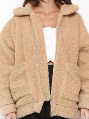 I.AM.GIA pixie sherpa teddy jacket